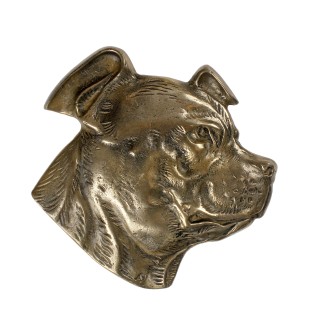 Staffordshire Bull Terrier plakietka z zimnego brązu Art-Dog